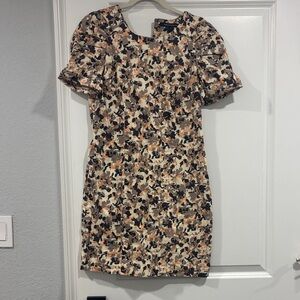 Elegant Multicolor Floral Dress